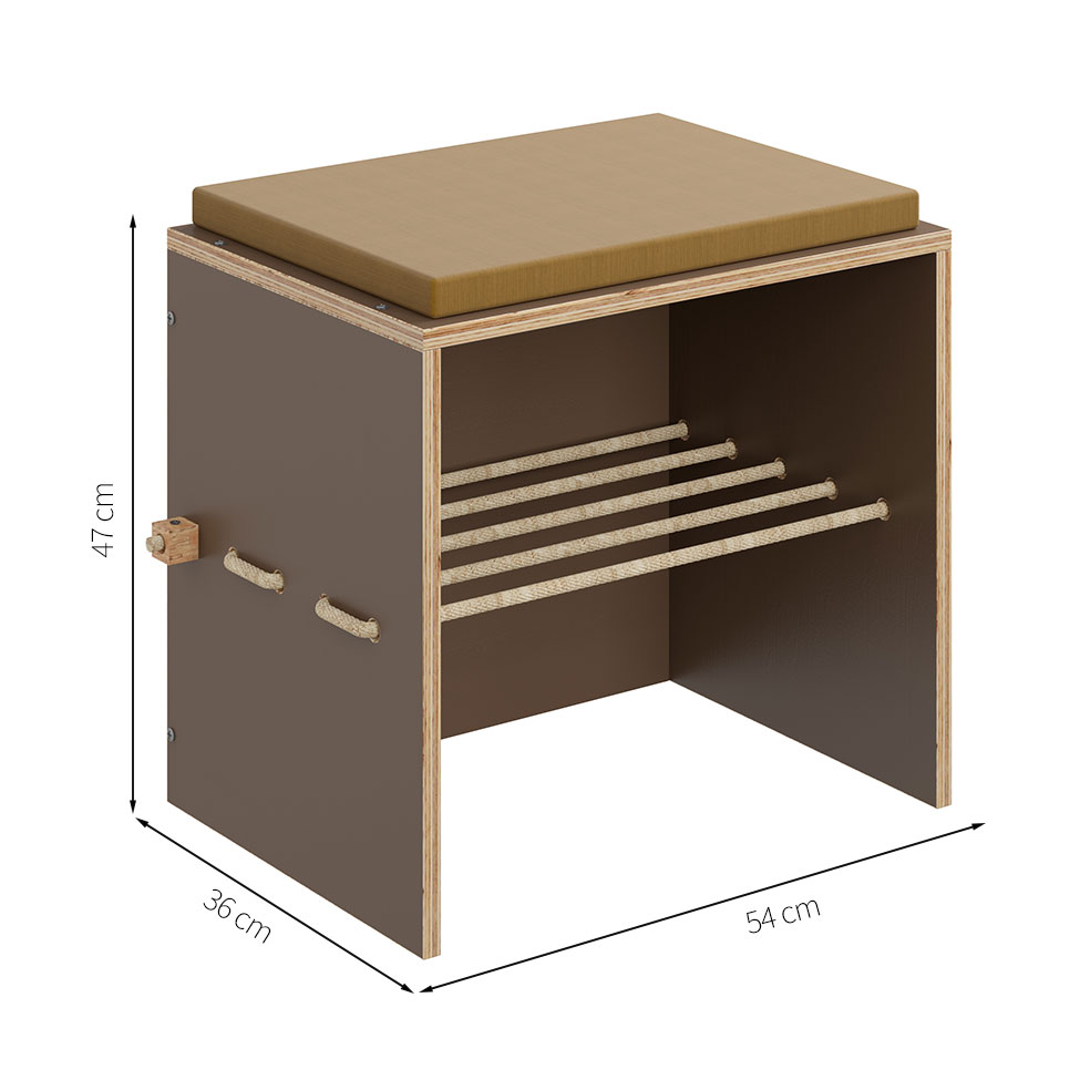 Banco Cordel com Futon Oxid