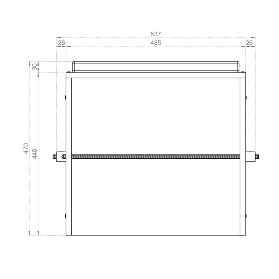 Banco Cordel com Futon Oxid
