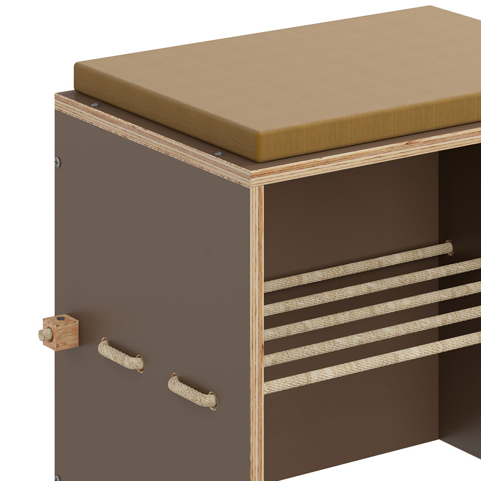 Banco Cordel com Futon Oxid