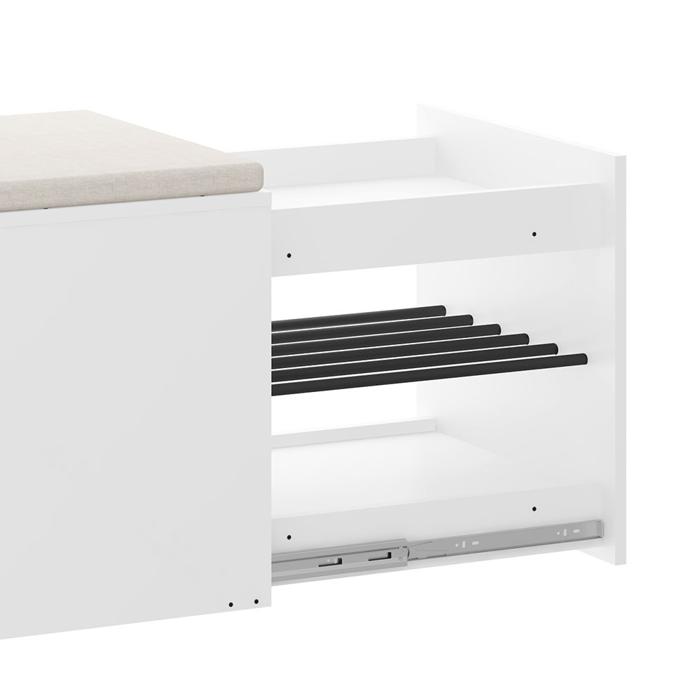 Banco Flow com Futon 1 GV Branco