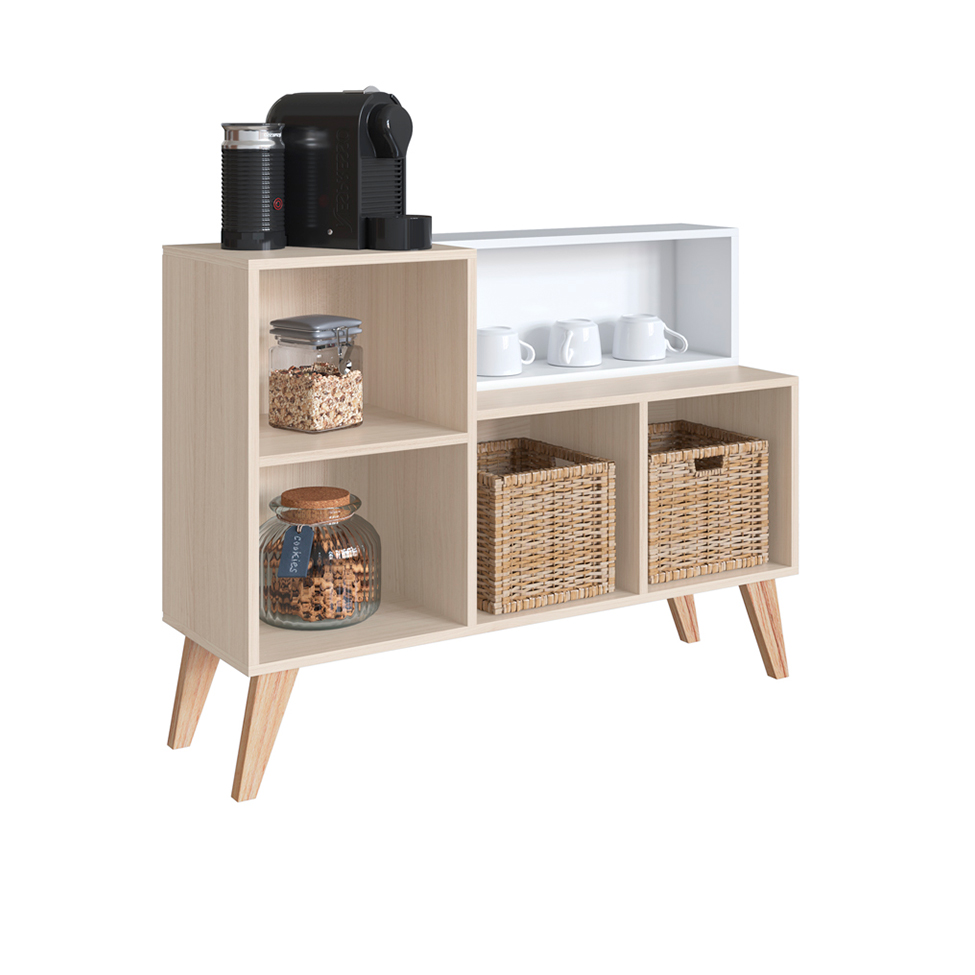 Buffet Leaves 2 PT Nature e Branco