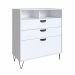 Cômoda Drawer 3 Gavetas Branco