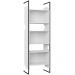 Estante Multiuso Tripla Soul 1006 com Suporte e Nichos Branco - BE Mobiliário