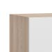 Armário Aéreo Cook 1 Porta Aveiro e Branco 70 cm