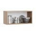 Armário Aéreo Cook 1 Porta Aveiro e Madeira 70 cm