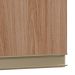 Armário Aéreo Cook 1 Porta Aveiro e Madeira 70 cm