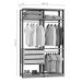 Guarda-Roupa Solteiro Modulado Clothes 3 Gavetas Branco