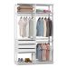 Guarda-Roupa Solteiro Modulado Clothes 3 Gavetas Branco
