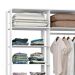 Guarda-Roupa Solteiro Modulado Clothes II 3 Gavetas Branco