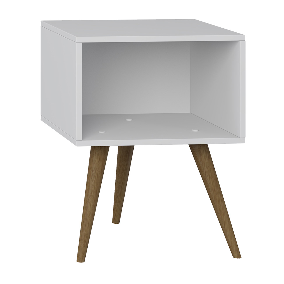 Mesa de Cabeceira Anubis Branca