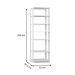 Prateleiras Clothes Branco 220x70x44,5