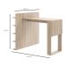Mesa de Cozinha Retangular com Estante Smart Aveiro