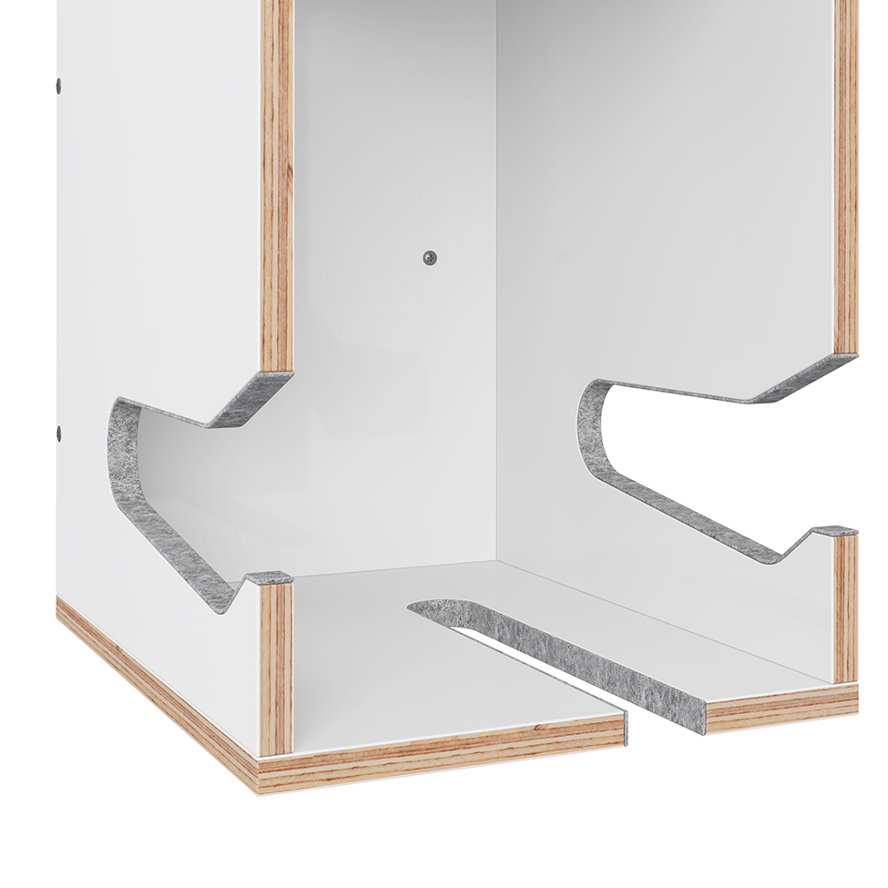 Nicho Suporte Easy Branco 28 cm