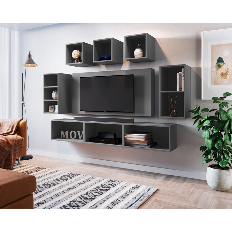 Painel para TV até 40 Polegadas Mov Grafite