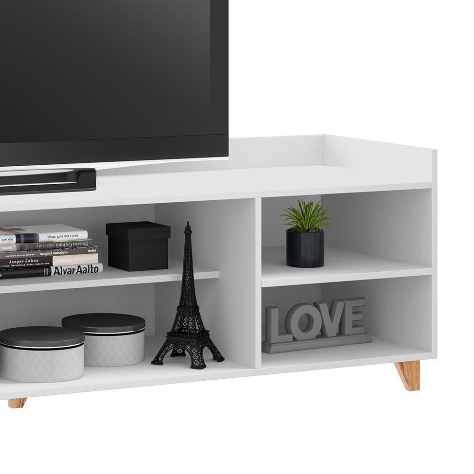 Rack Aurora Branco 180 cm