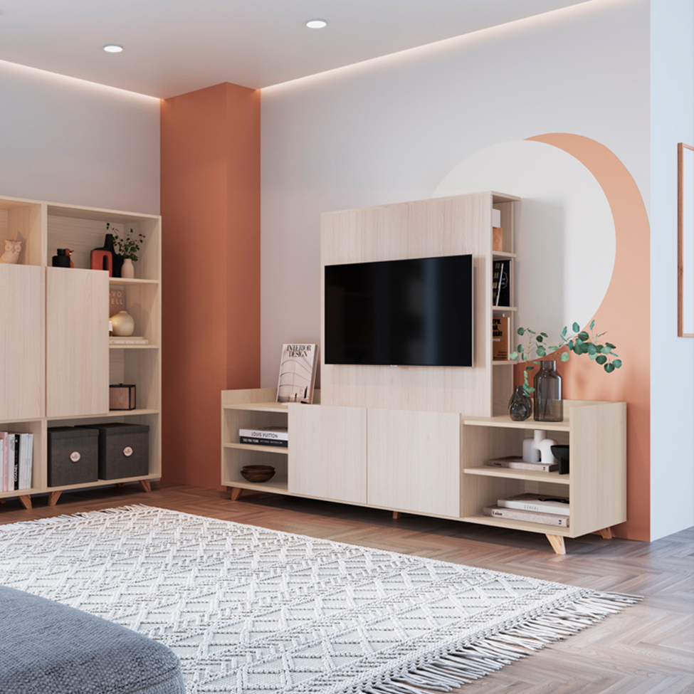 Rack Aurora Nature 180 cm