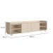 Rack Aurora Nature 180 cm