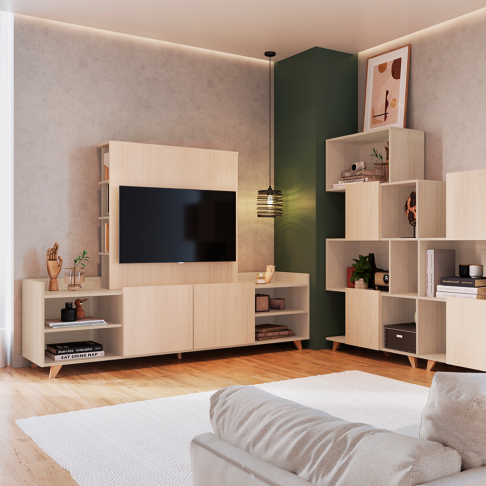 Rack Aurora Nature 180 cm