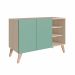 Rack Leaves Nature e Verde 104 cm
