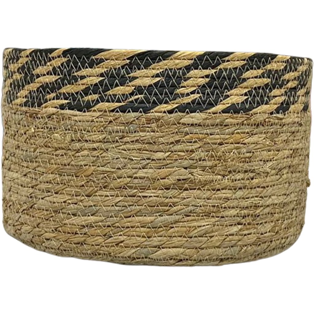 Kit 3 Cestos em Palha Organizadores Decorativos Multitamanhos Palha