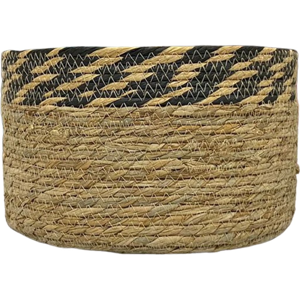 Kit 3 Cestos em Palha Organizadores Decorativos Multitamanhos Palha
