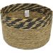 Kit 3 Cestos em Palha Organizadores Decorativos Multitamanhos Palha
