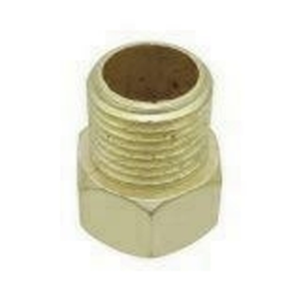 Aumento Prolongador Curto Conexão Extensor Rosca 1/2 Dourado