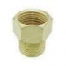 Aumento Prolongador Curto Conexão Extensor Rosca 1/2 Dourado