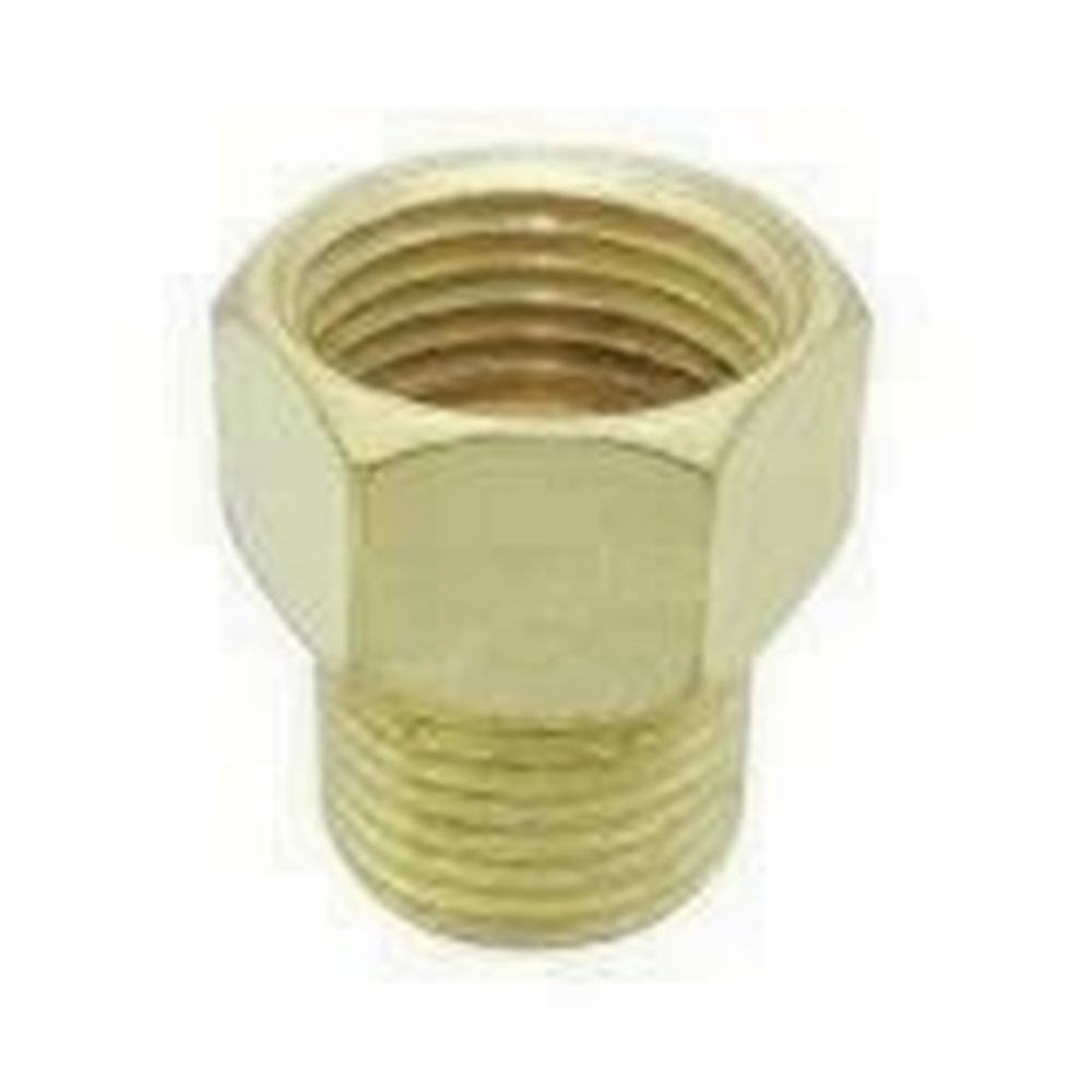 Aumento Prolongador Curto Conexão Extensor Rosca 1/2 Dourado