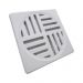 Ralo Anti-inseto Quadrado 10x10cm Banheiro Lavatório Branco