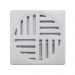 Ralo Anti-inseto Quadrado 10x10cm Banheiro Lavatório Branco