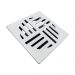 Ralo Anti-inseto Quadrado 15x15cm Lavatório Banheiro Branco