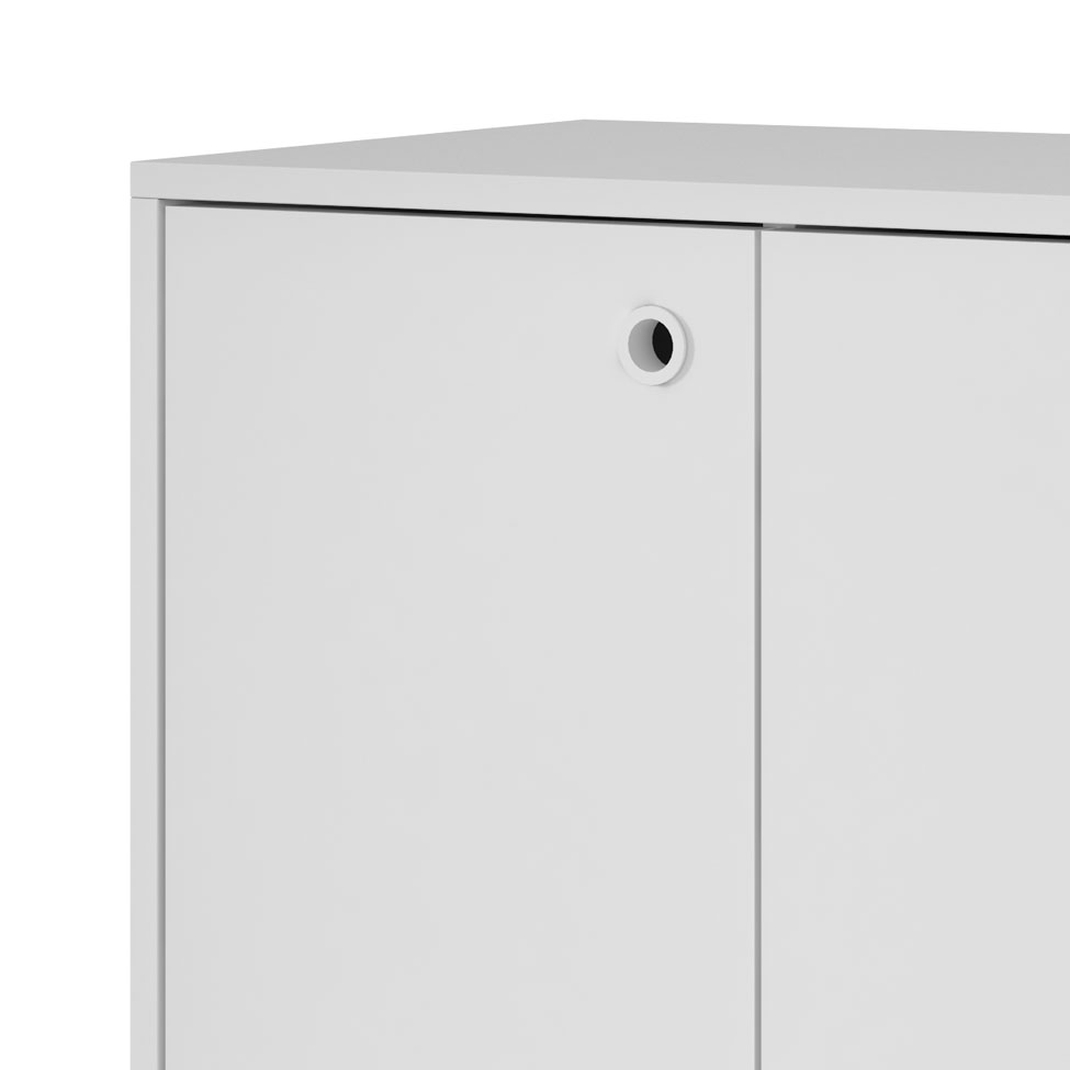 Armário Albireo 3 PT Branco