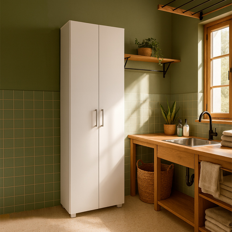 Armário Multiúso André 2 PT Branco