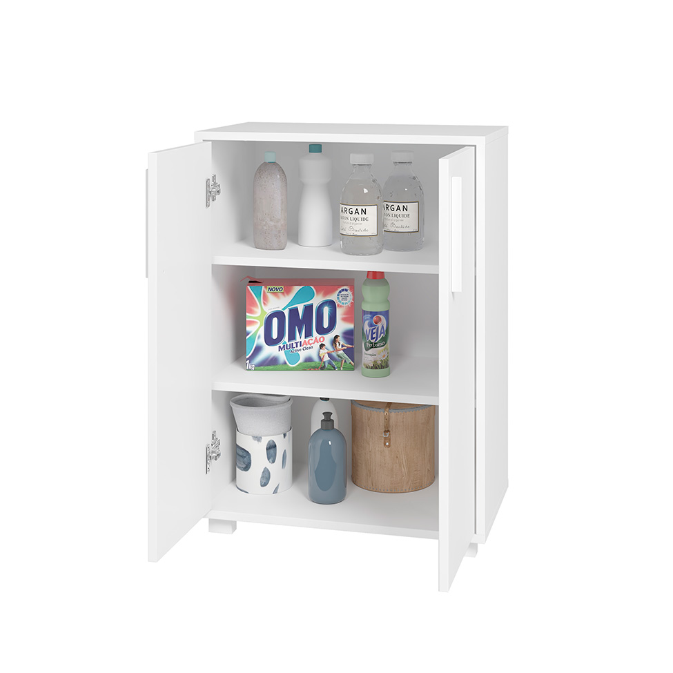 Armário Multiúso Kind IV 2 PT Branco