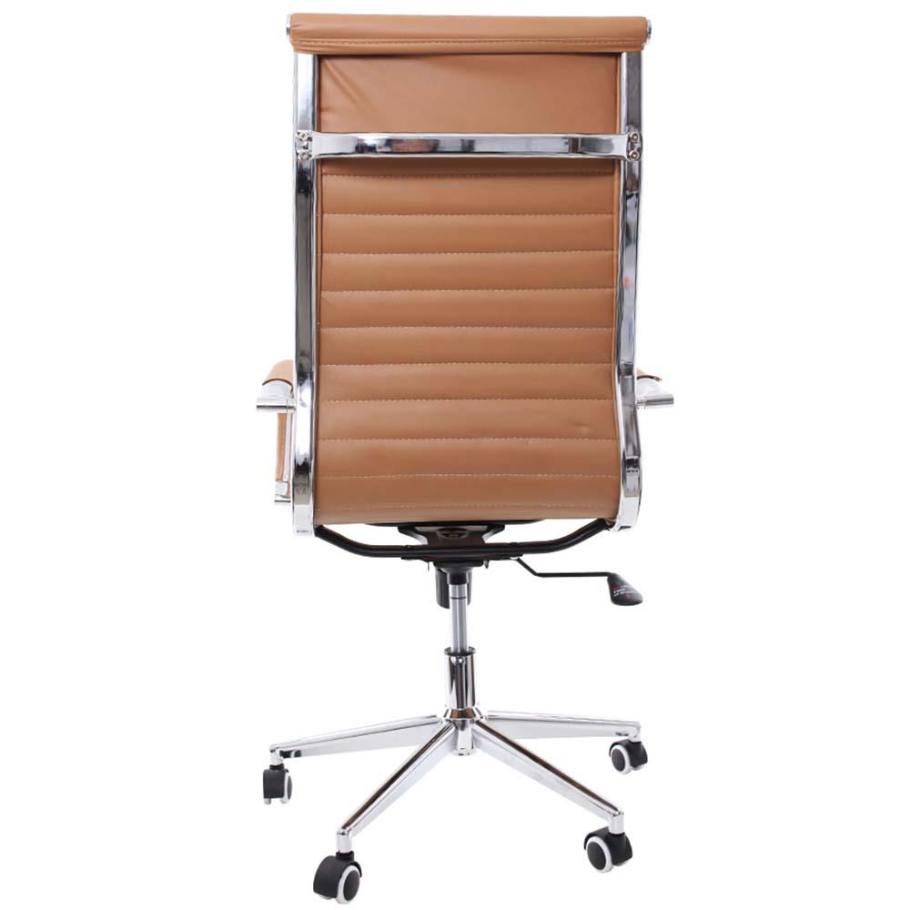 Cadeira De Escritório Presidente Stripes Caramelo