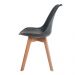 Cadeira para Sala de Jantar Saarinen Cinza