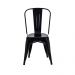 Cadeira para Sala de Jantar Tolix Iron Industrial Preta