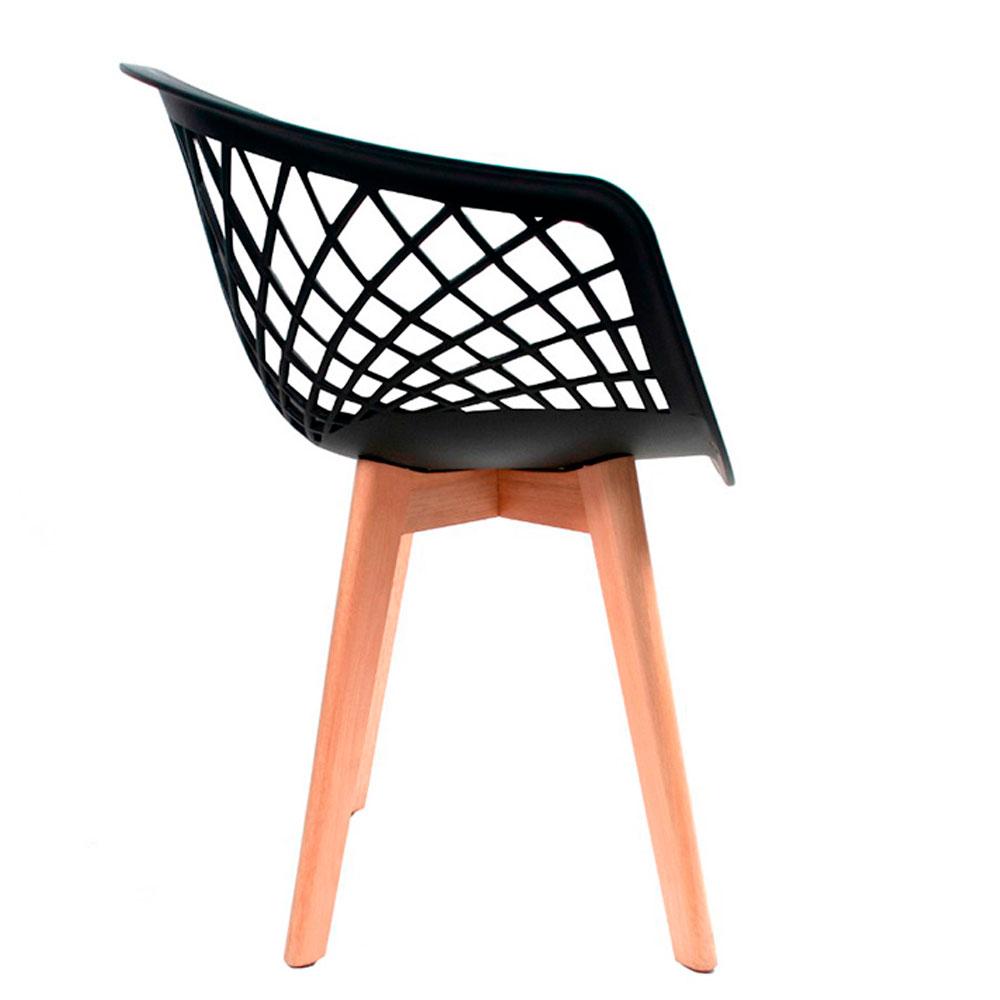 Cadeira para Sala de Jantar Web Preta
