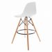 Kit 2 Banquetas Alta Charles Eames Eiffel Branca
