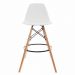 Kit 2 Banquetas Alta Charles Eames Eiffel Branca