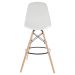 Kit 2 Banquetas Alta Charles Eames Eiffel Branca
