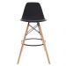 Kit 2 Banquetas Alta Charles Eames Eiffel Preta