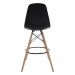 Kit 2 Banquetas Alta Charles Eames Eiffel Preta