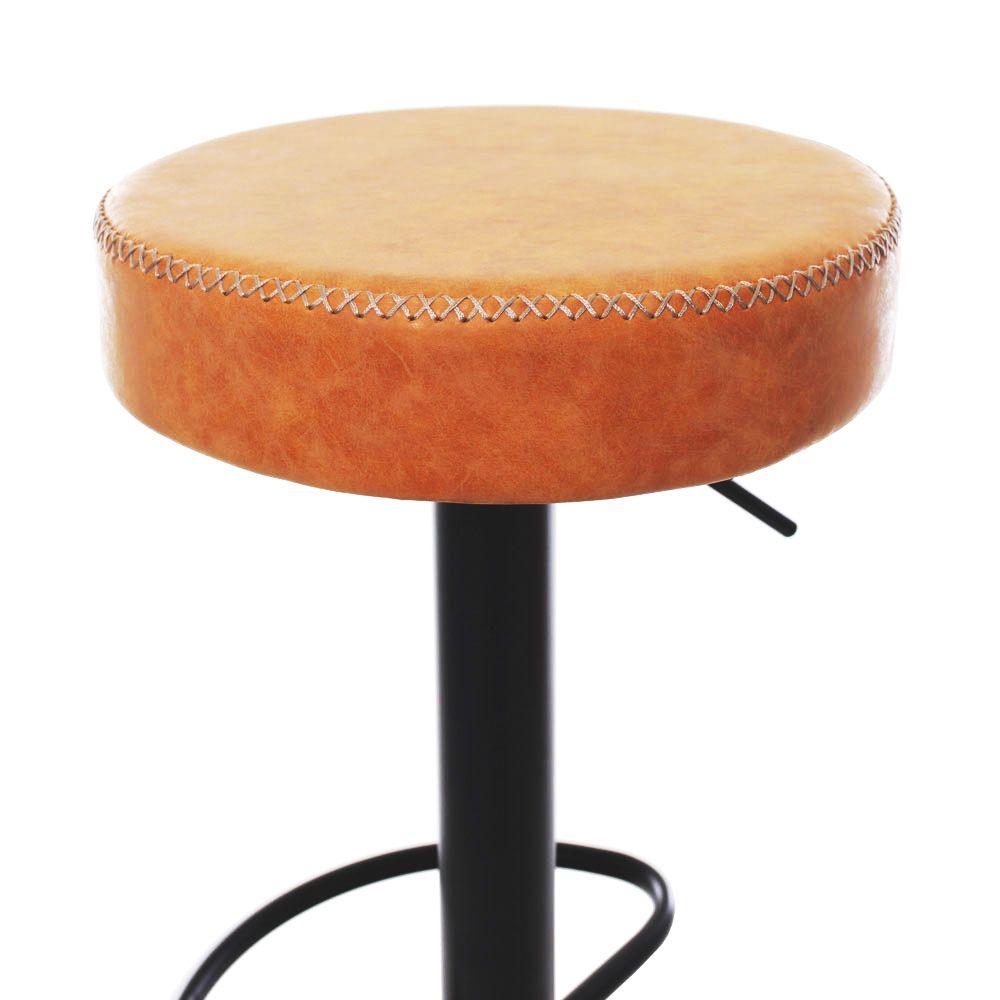 Kit 2 Banquetas Giratórias Viena Caramelo
