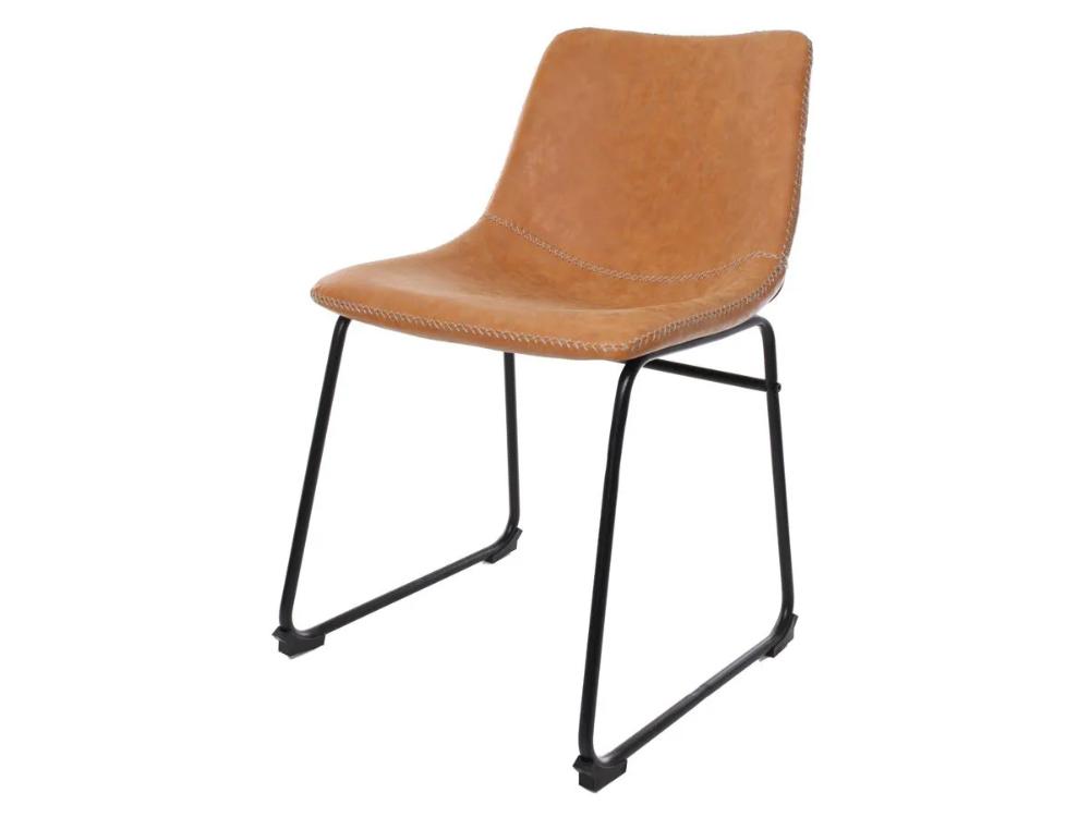 Kit 3 Cadeiras para Sala de Jantar Munich Vintage Caramelo