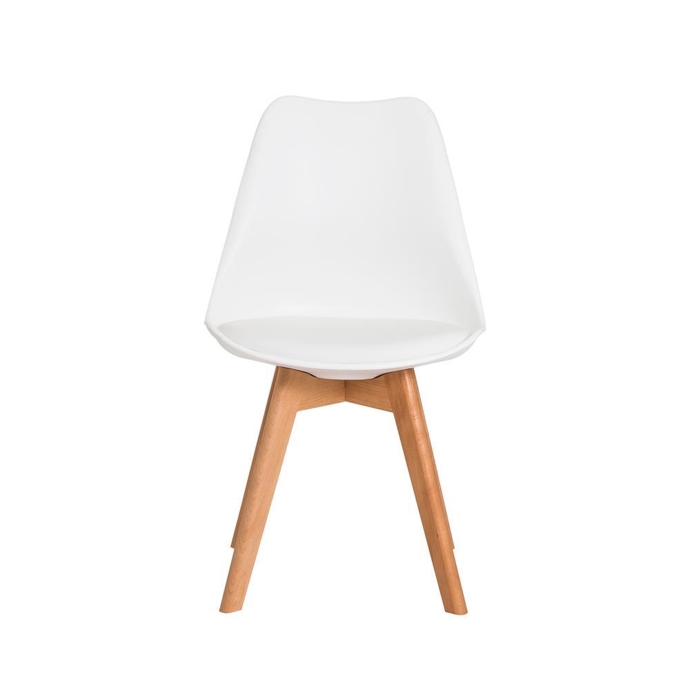 Kit 6 Cadeiras Eames Eiffel Wood Leda Saarinen Design Para Mesa De Jantar Sala Cozinha Escrivaninha