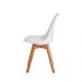 Kit 6 Cadeiras Eames Eiffel Wood Leda Saarinen Design Para Mesa De Jantar Sala Cozinha Escrivaninha