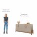 Aparador Buffet 4 Porta Niara Babus - Off White / Cedro
