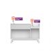 Buffet Aparador Accra 2  Portas Pés de Madeira Babus - Nature / Off White